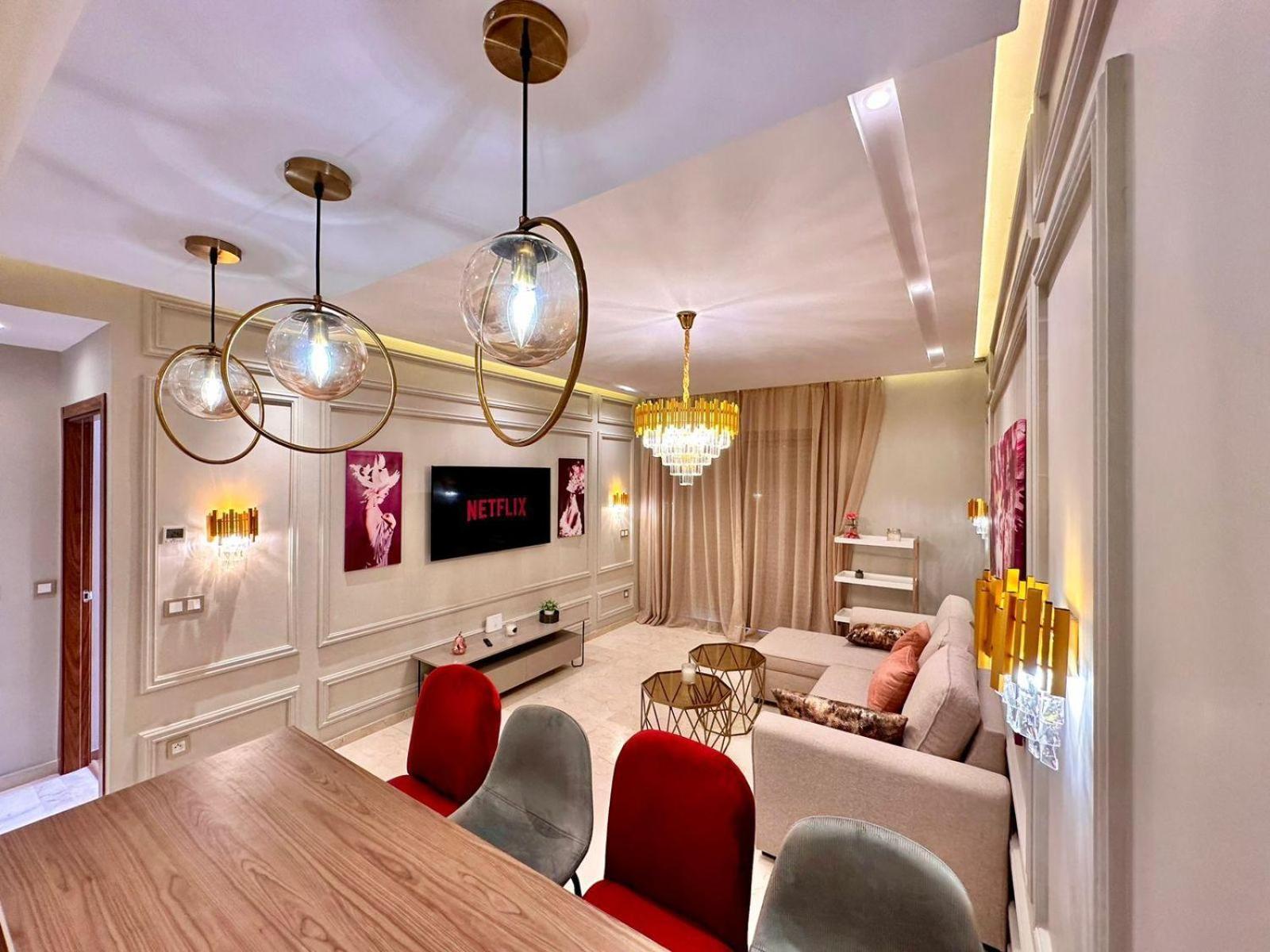 Appartement Luxueux Avec Piscine 10 Minutes Du Centre Ville Marrakesh Buitenkant foto