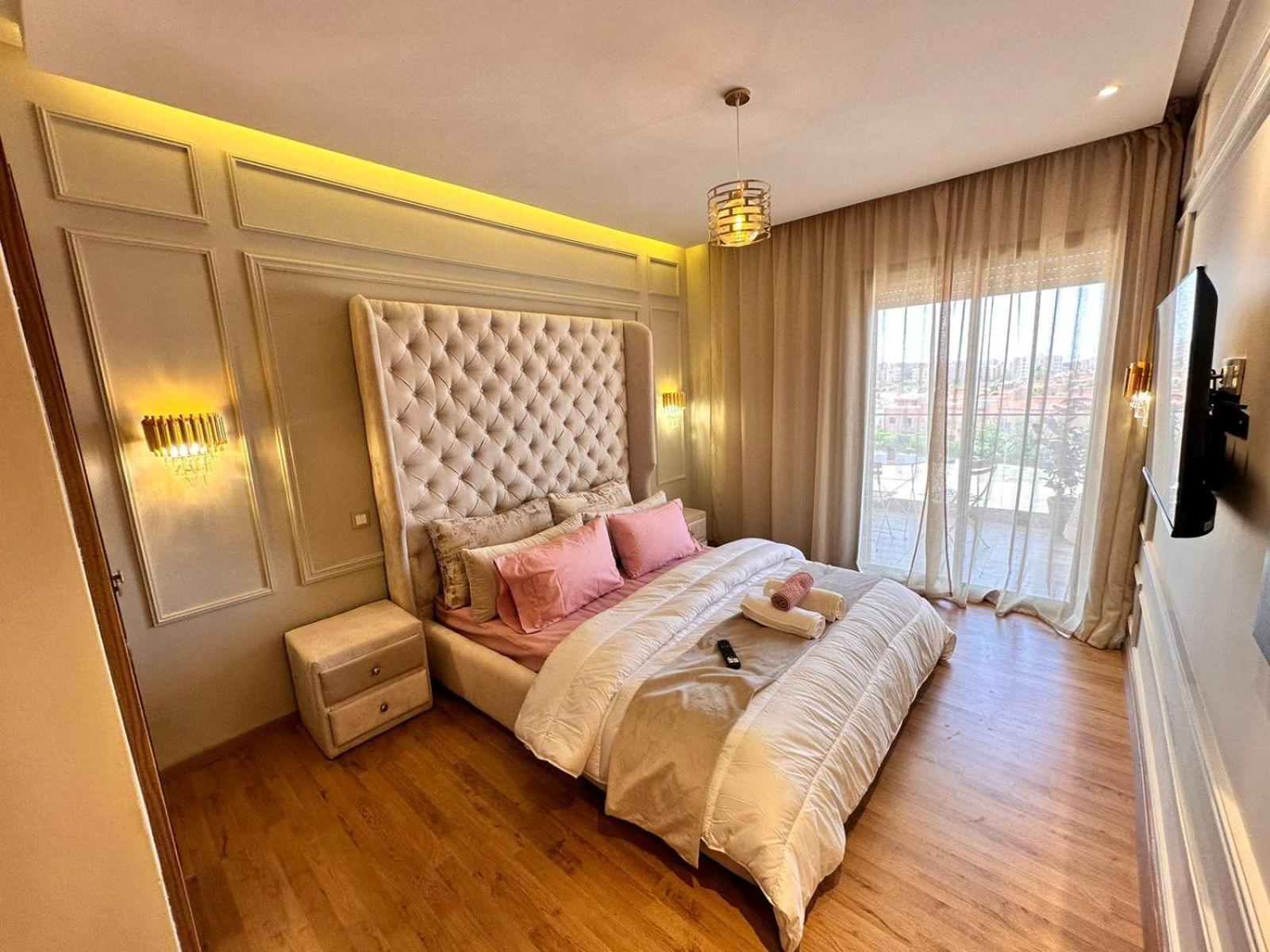 Appartement Luxueux Avec Piscine 10 Minutes Du Centre Ville Marrakesh Buitenkant foto