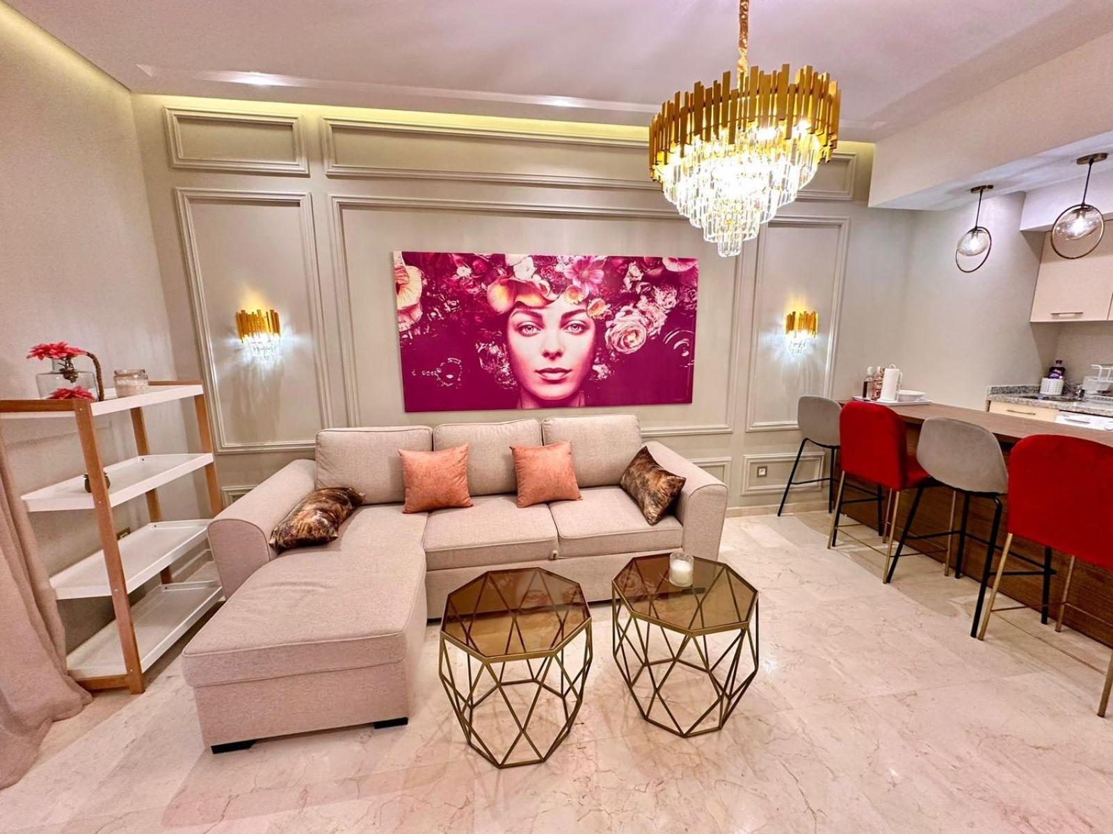Appartement Luxueux Avec Piscine 10 Minutes Du Centre Ville Marrakesh Buitenkant foto